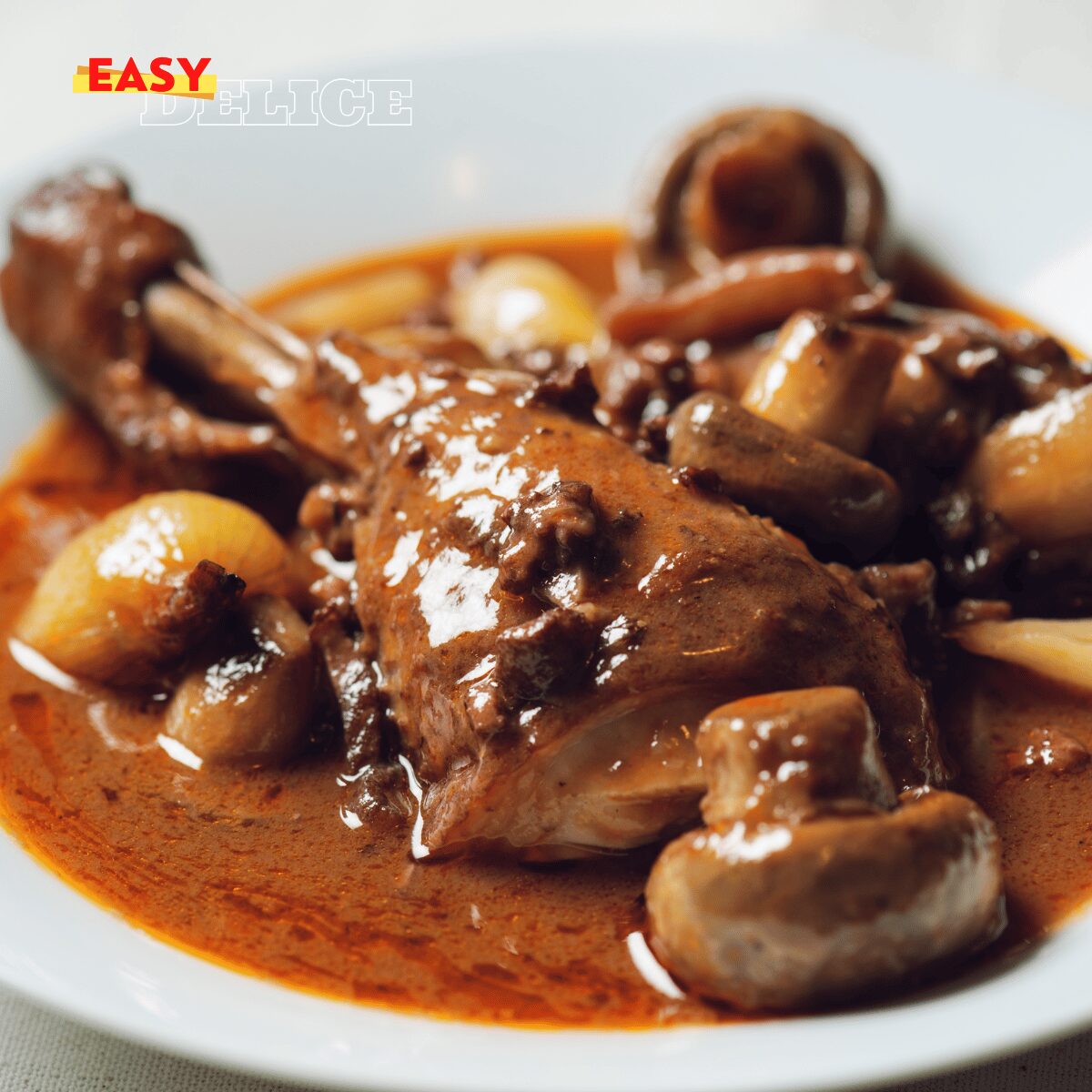 Recette Facile de Coq au Vin