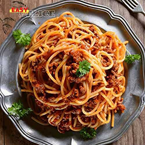 Spaghetti à la sauce bolognaise