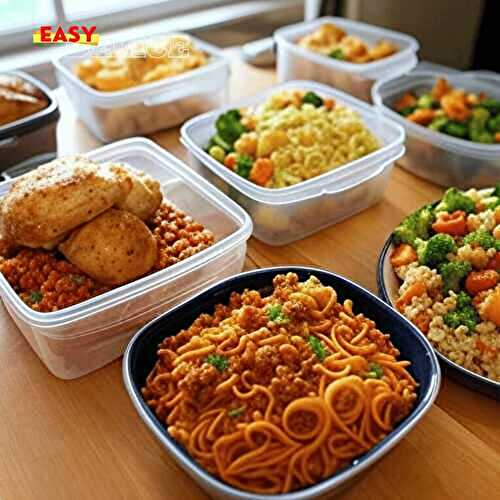 Batch Cooking pour la Semaine : 5 Menus Sains et Économiques à Préparer en 2 Heures