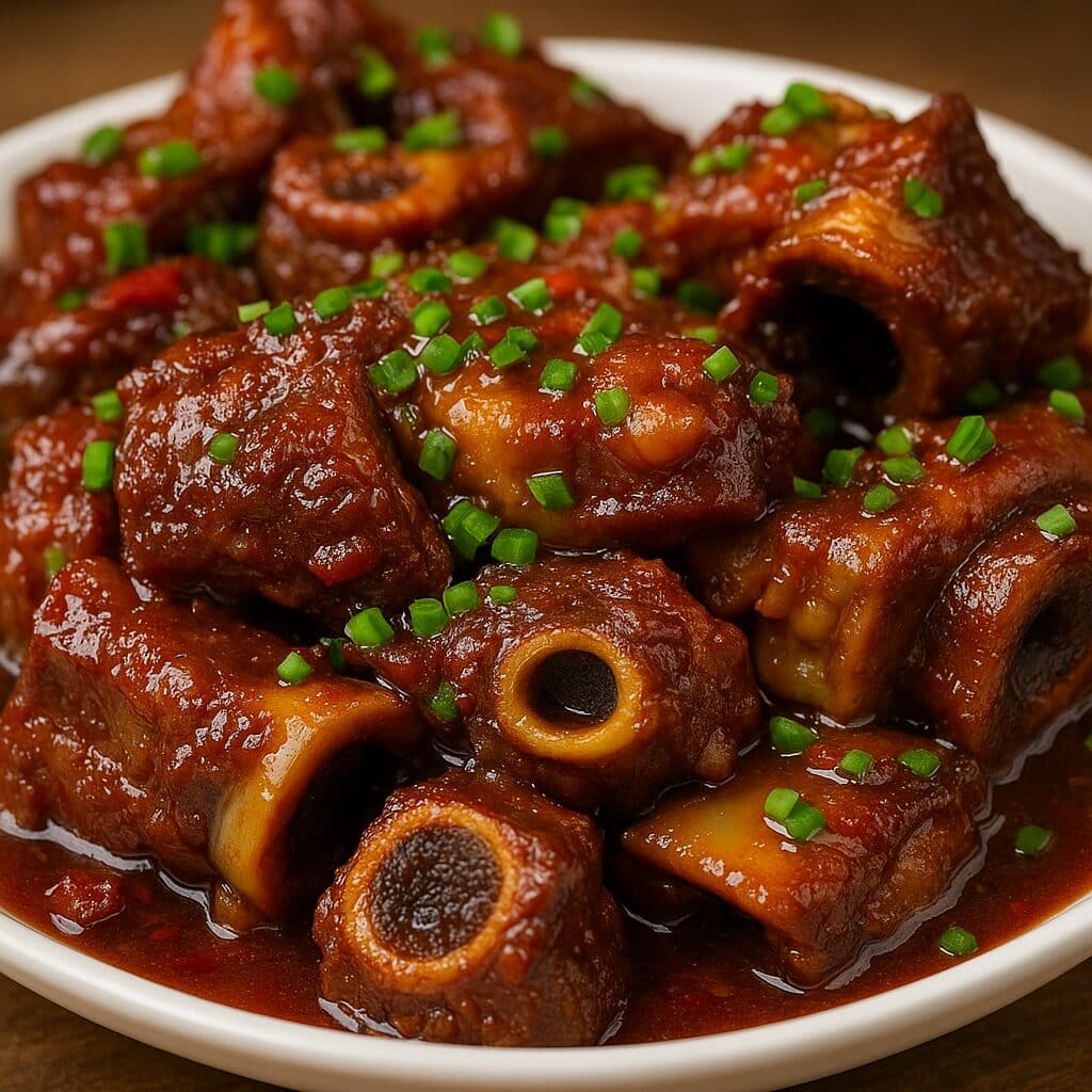 Côtes de Bœuf Braisées à la Sauce Épicée