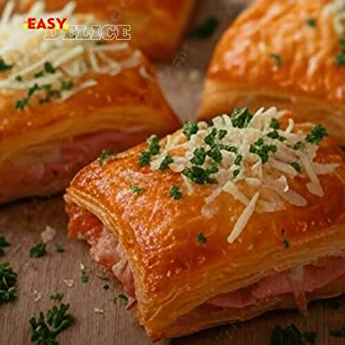 Feuilletés au Jambon et au Fromage