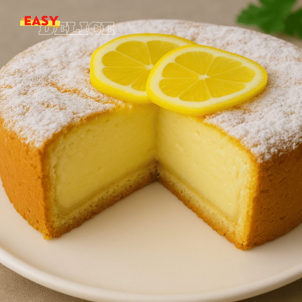 Gâteau Crémeux au Citron