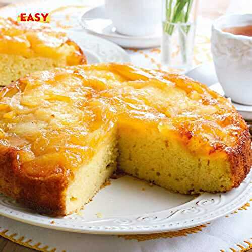 Gâteau Renversé aux Pommes Caramélisées