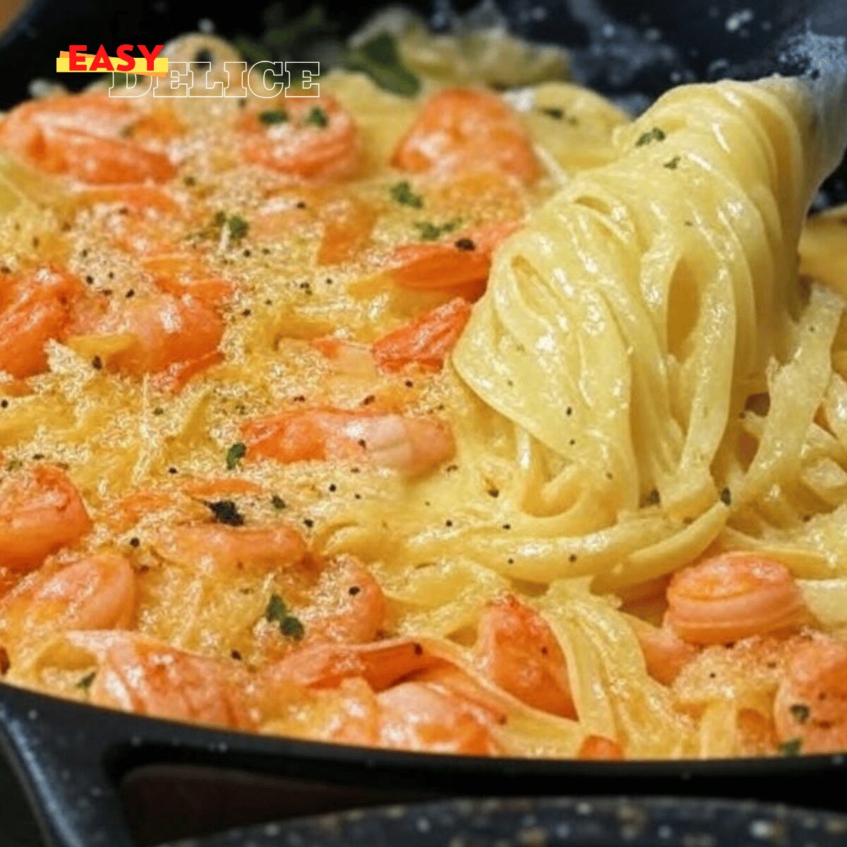 Linguines aux Crevettes