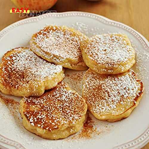 Pancakes aux Pommes Juteux en 5 Minutes
