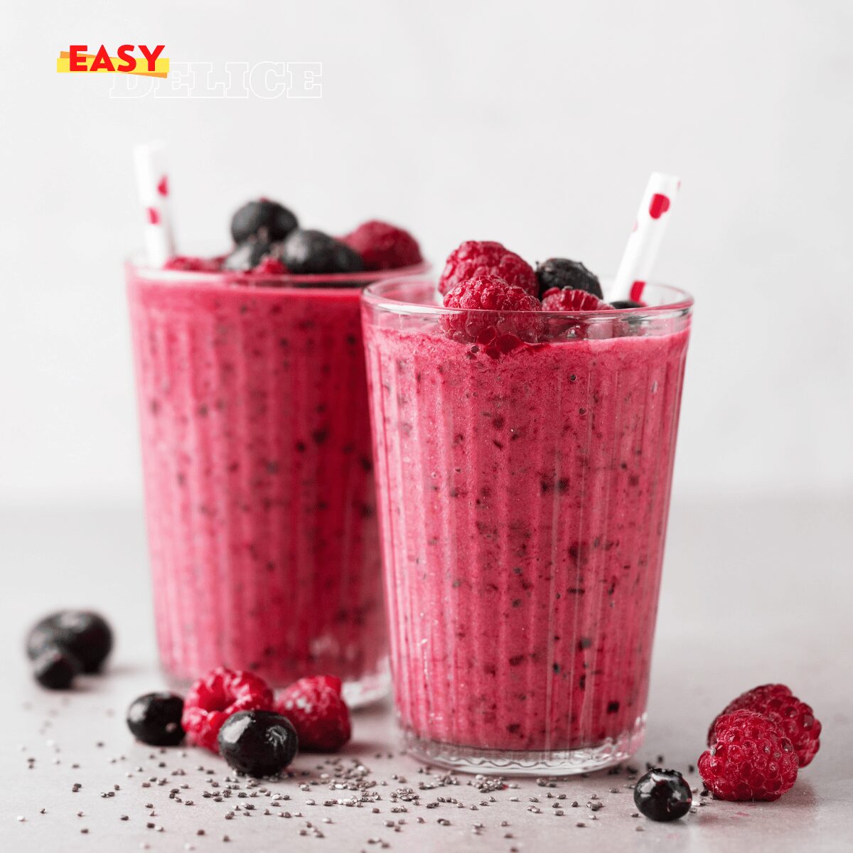 Smoothie au Collagène Marin et Fruits Rouges