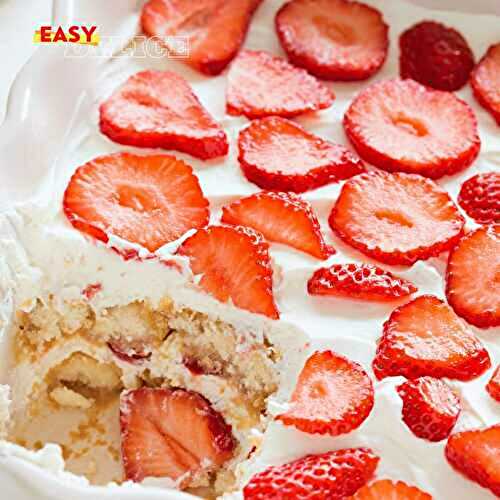 Charlotte aux Fraises Façon Tiramisu
