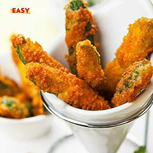 Frites de Courgettes au Parmesan Cuites au Four