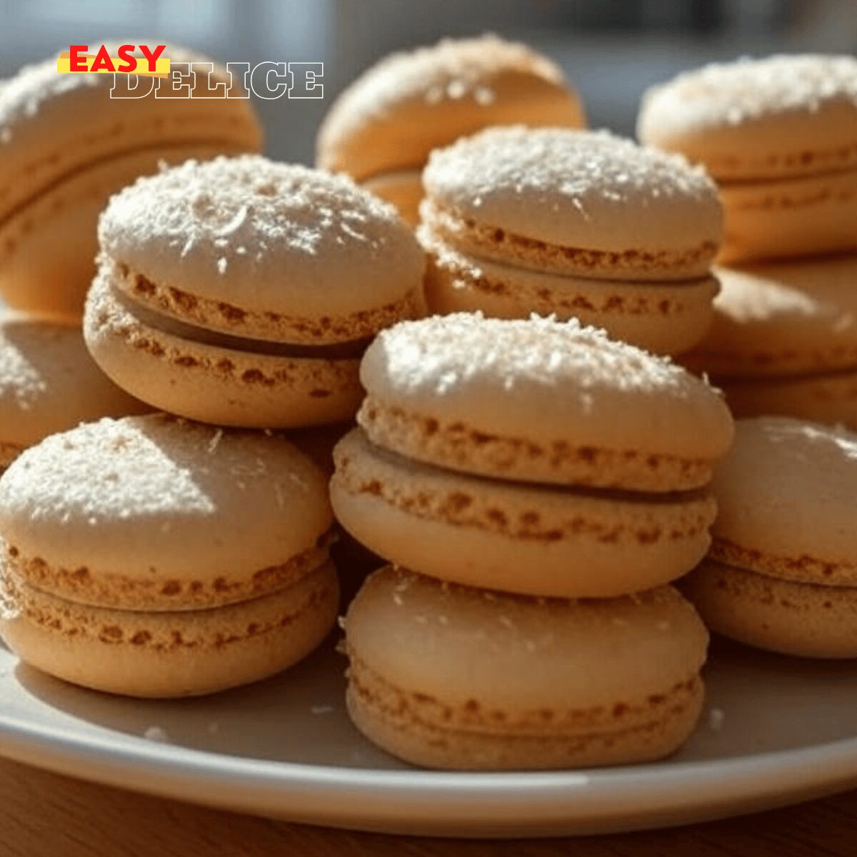 Macarons au Coco à 30 Calories