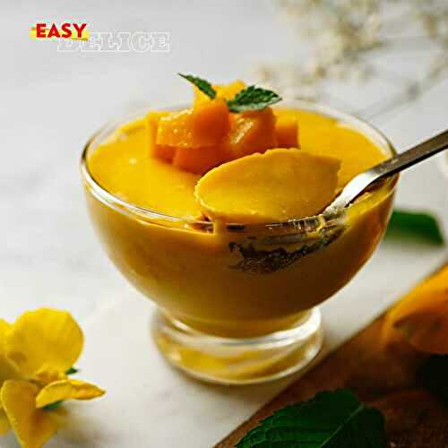 Mousse à la Mangue sans Œufs