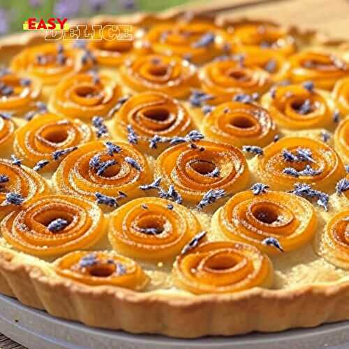 Tarte Fine aux Abricots et Lavande