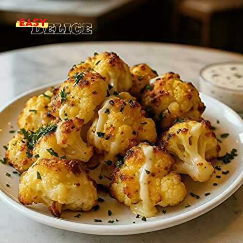 Bouchées de Chou-Fleur au Fromage à la Poêle