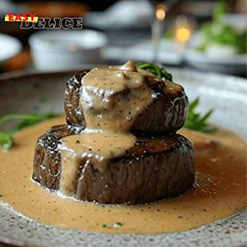 Filet Mignon avec Sauce Crémeuse