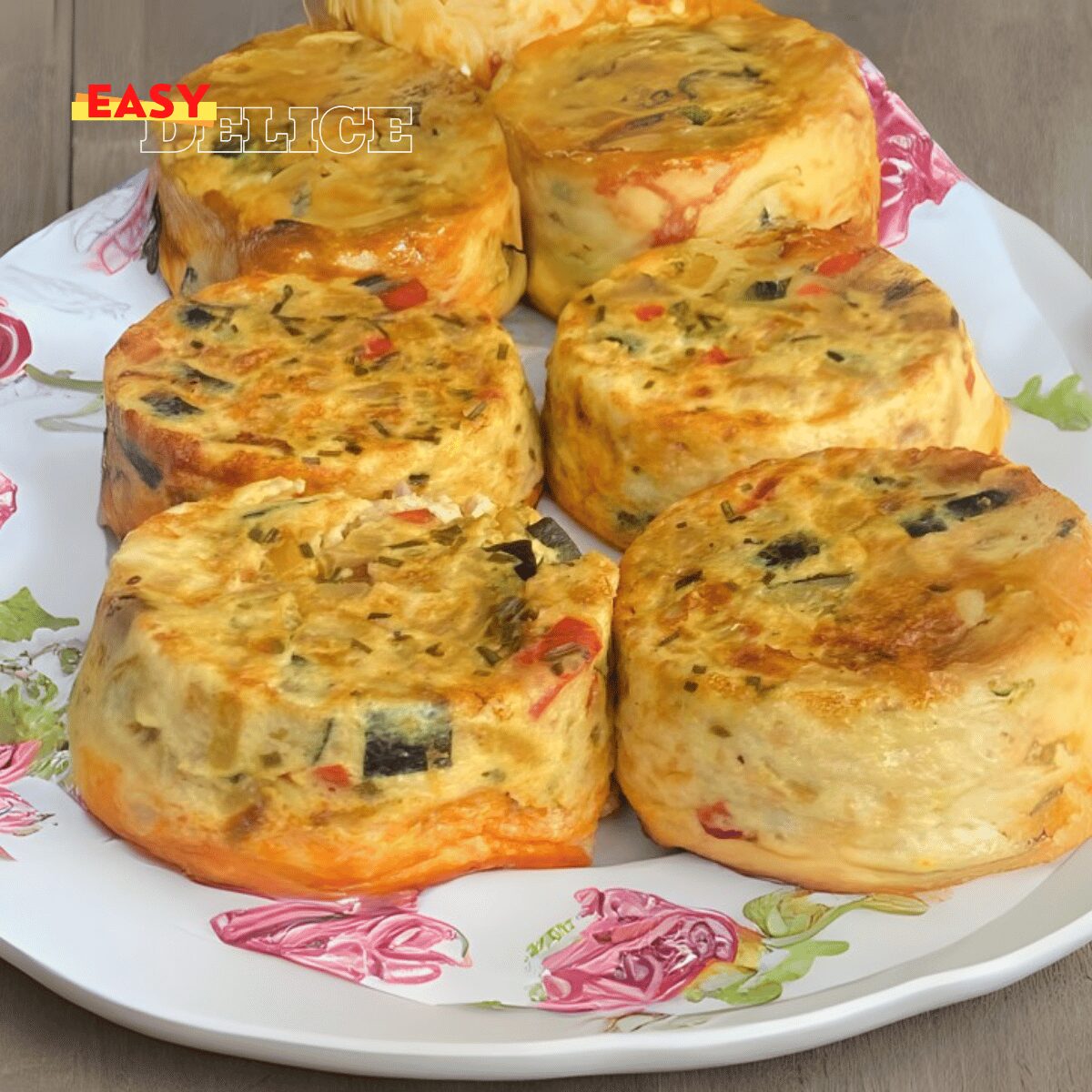 Flan de Courgettes et Poivron