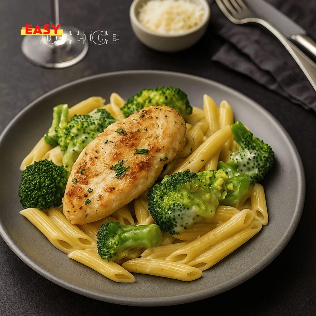 Pâtes au Poulet et Brocolis