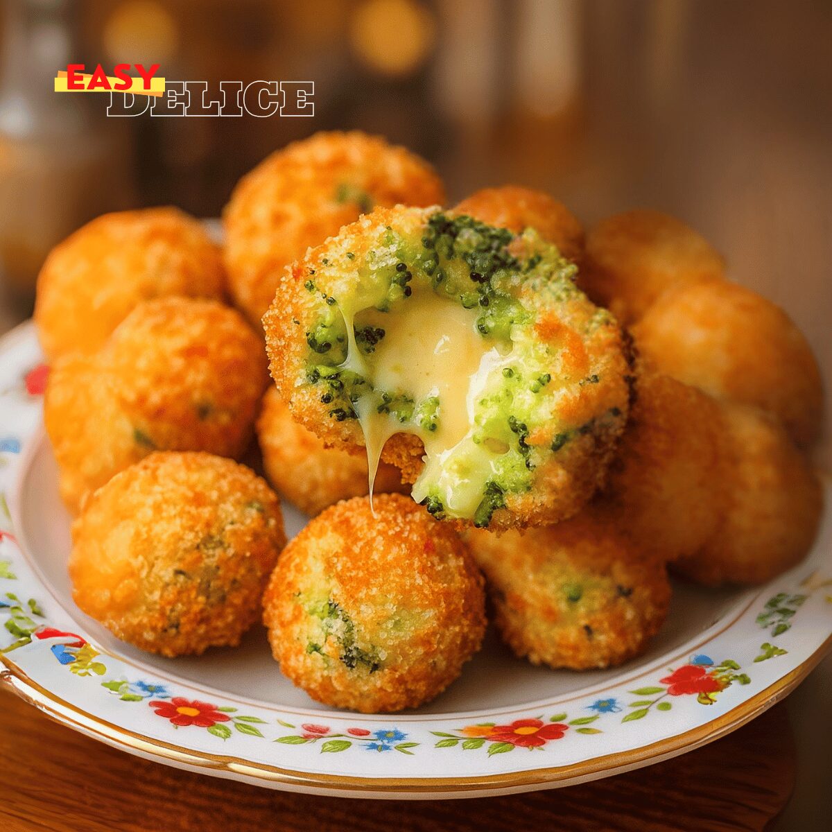 Boulettes Brocoli Fromage au Four