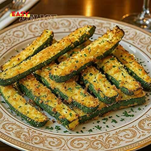 Courgettes au Parmesan Cuites au Four
