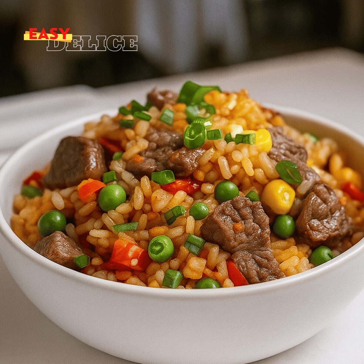 Riz Sauté au Bœuf