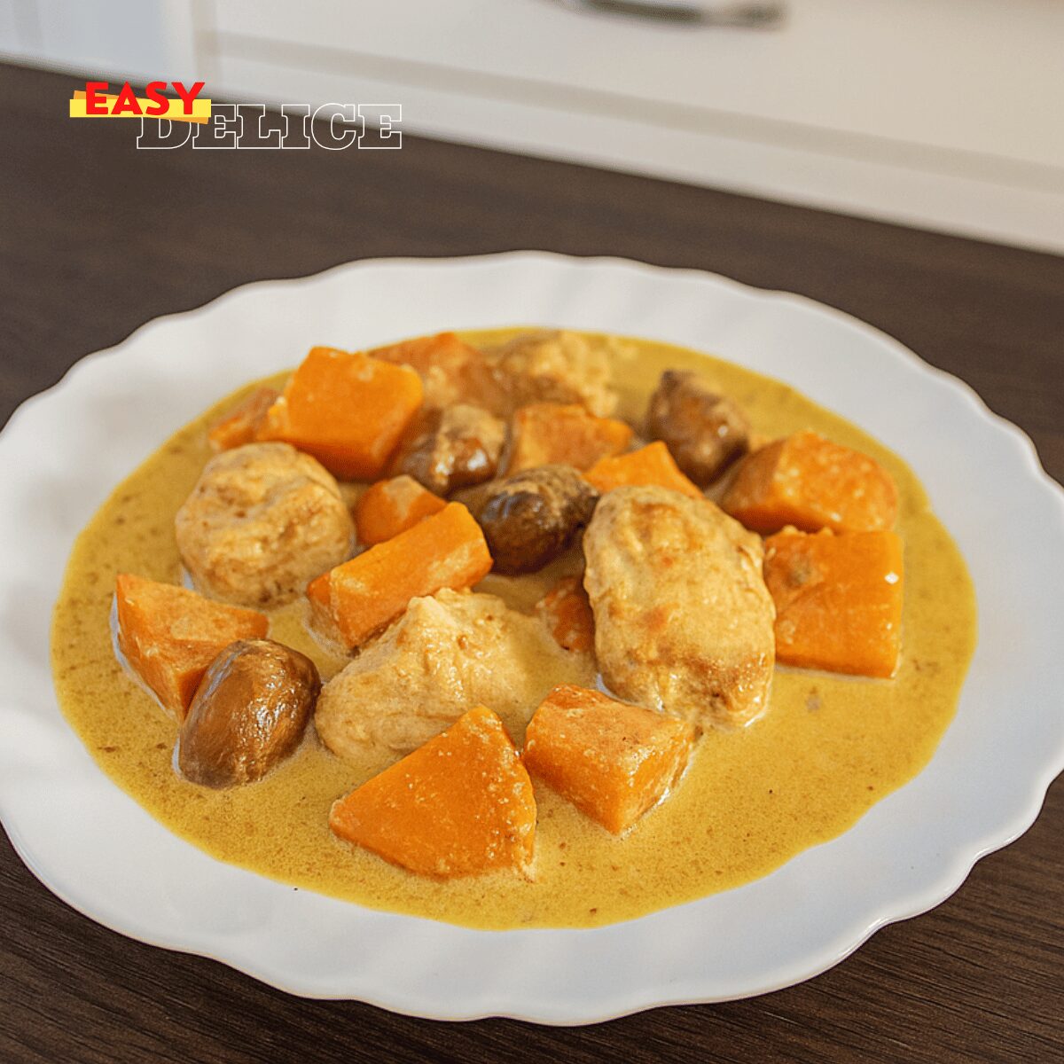 Blanquette de Dinde aux Marrons et Potiron