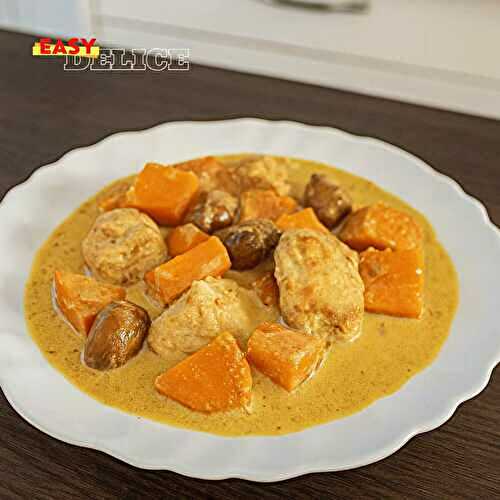 Blanquette de Dinde aux Marrons et Potiron