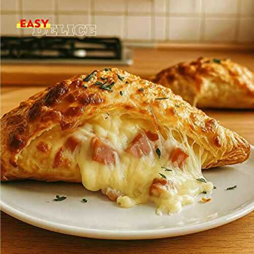 Chaussons au Jambon et Gruyère : Croustillants et Fondants