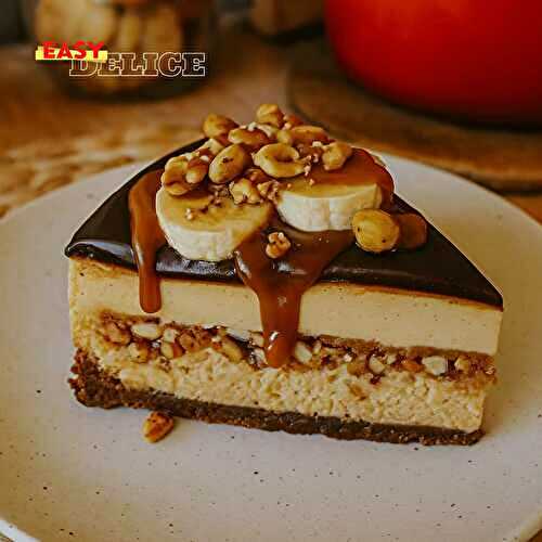 Cheesecake Banane Caramel et Noix – Recette Gourmande