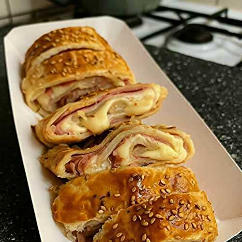 Feuilleté Roulé Jambon Fromage