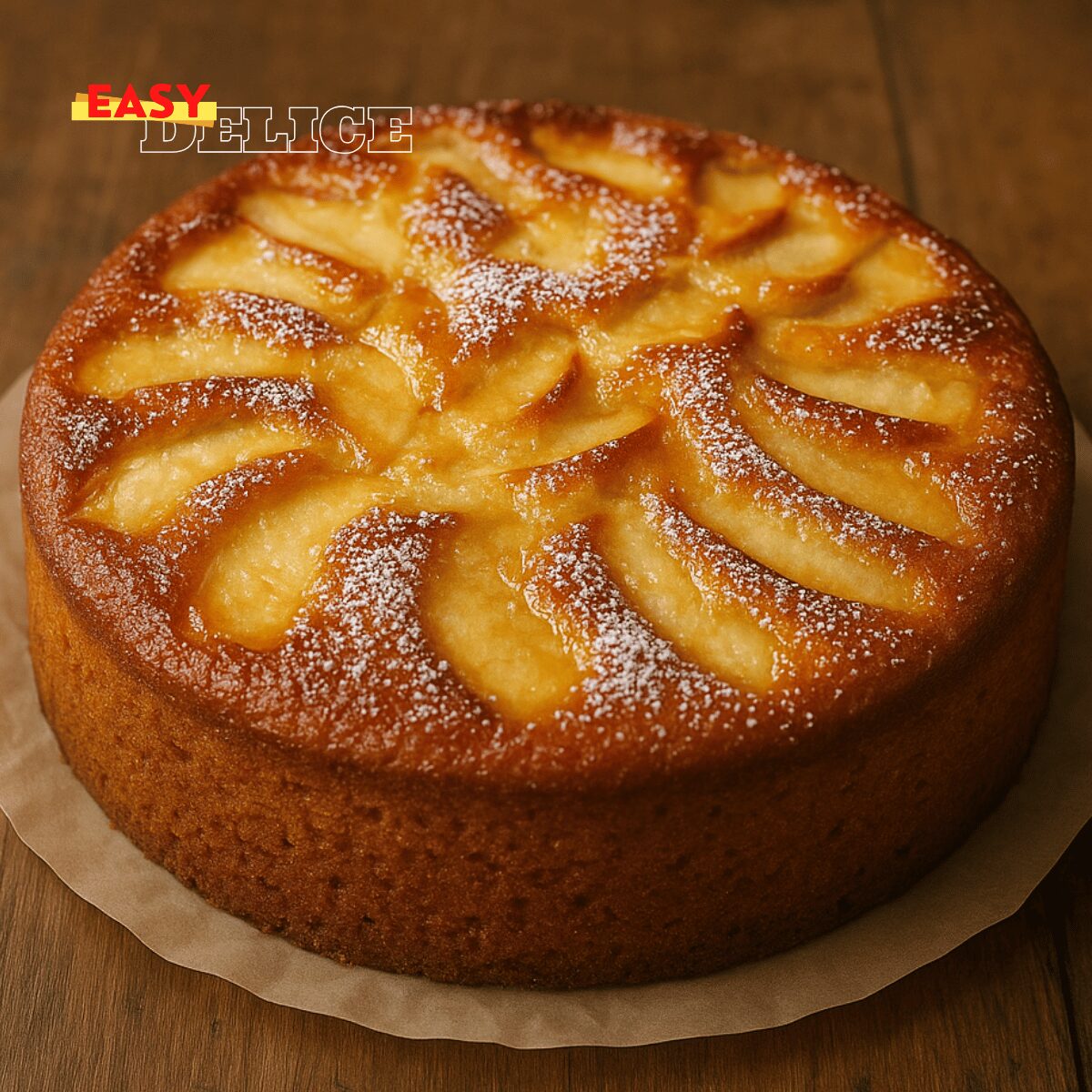 Gâteau aux Pommes à Tomber par Terre