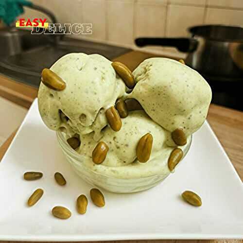 Glace Pistache Maison Sans Sorbetière