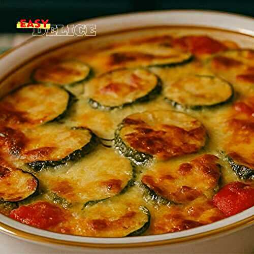 Gratin de Courgettes aux Tomates et Fromage