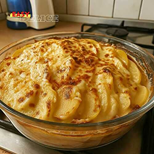 Gratin de Pommes de Terre au Jambon et Reblochon