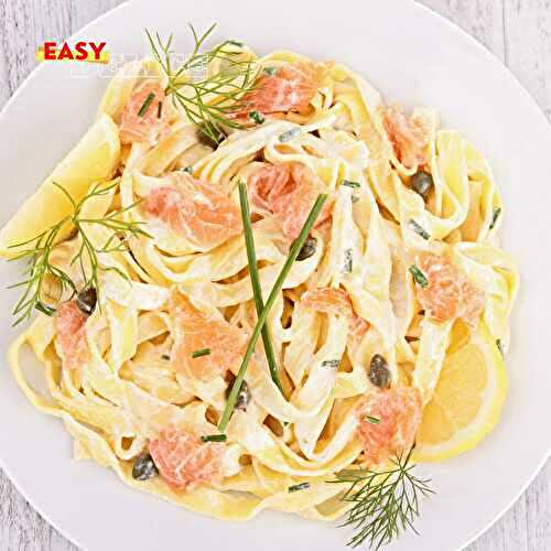 Tagliatelles au Saumon Frais