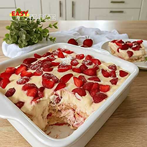 Tiramisu Fraise Mascarpone