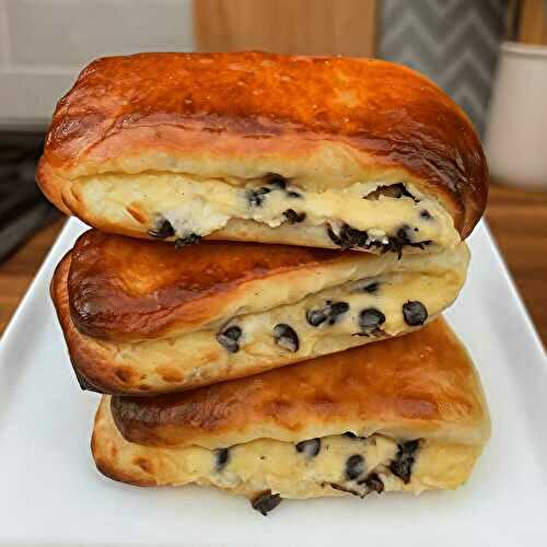 Brioche Suisse Maison (Pain Suisse) – Crème Pâtissière et Pépites de Chocolat