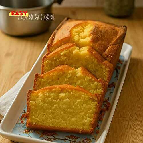 Cake à la crème fraîche au citron