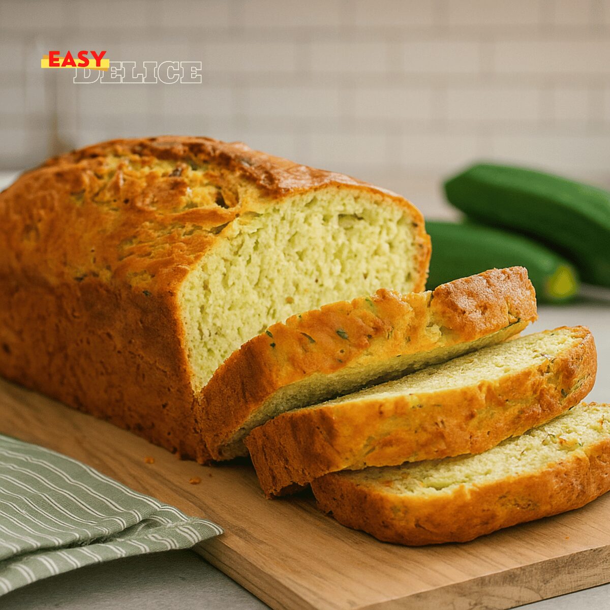 Cake chèvre et courgette de Cyril Lignac