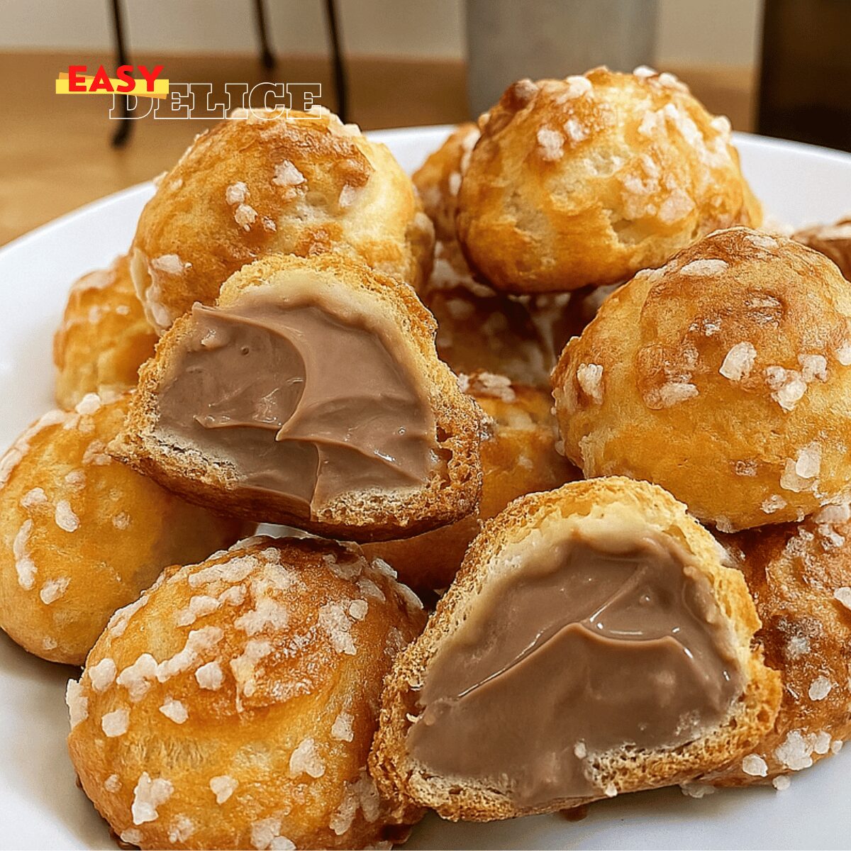 Chouquettes au Chocolat