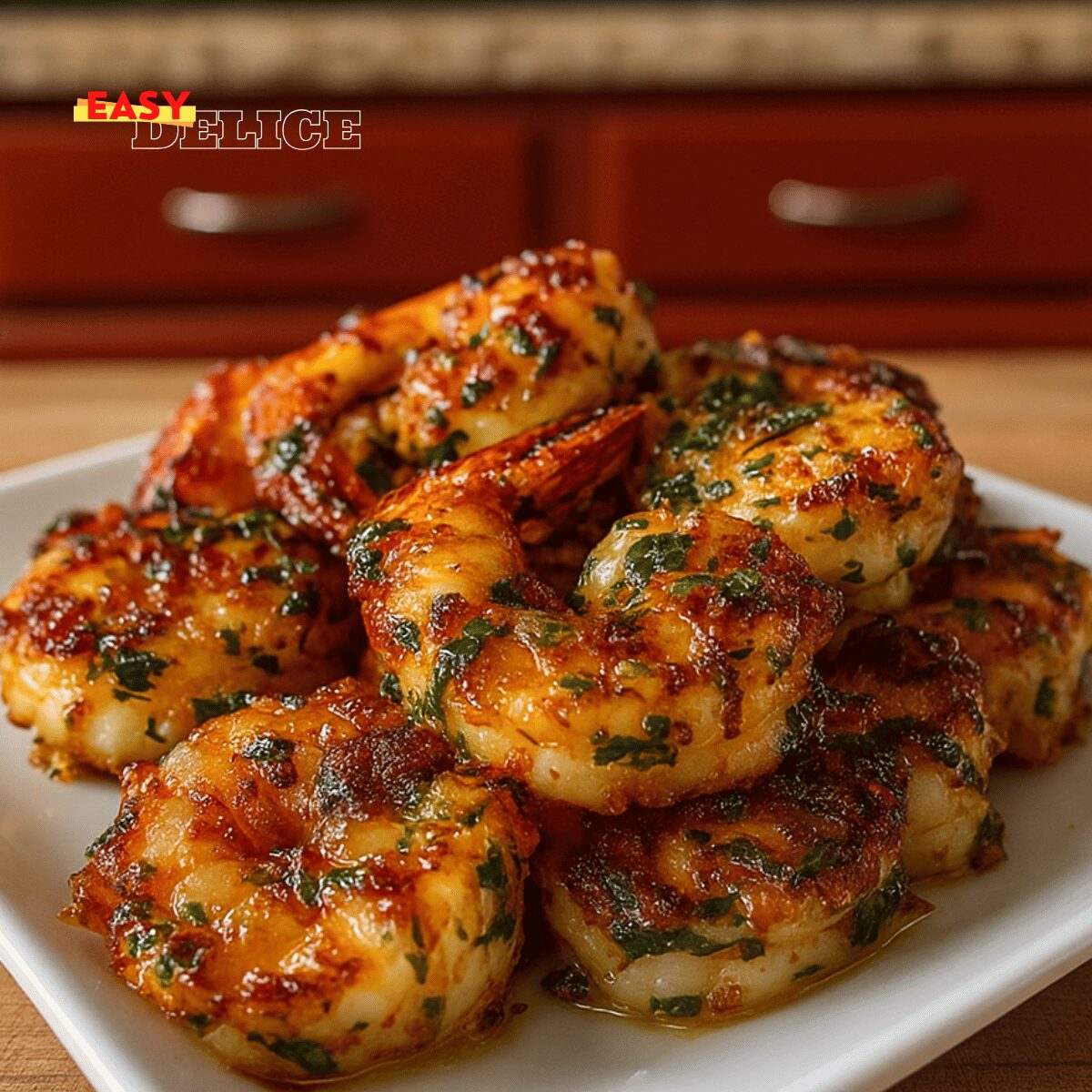 Crevettes Rôties à l’Ail et au Parmesan