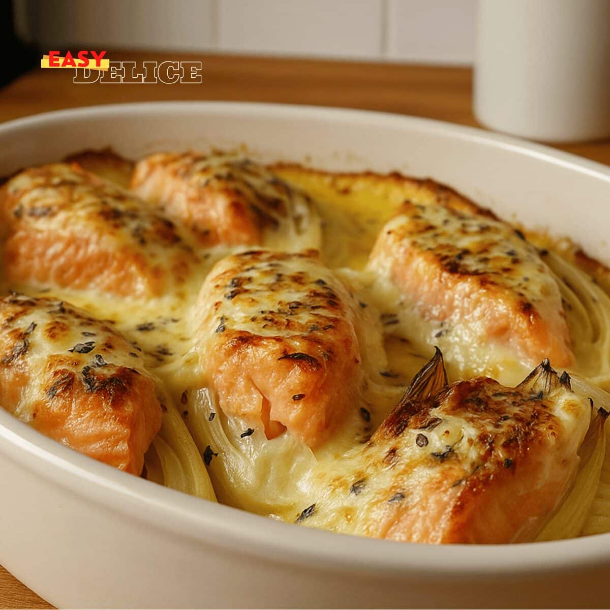Gratin d’endives au saumon fumé et crème citronnée