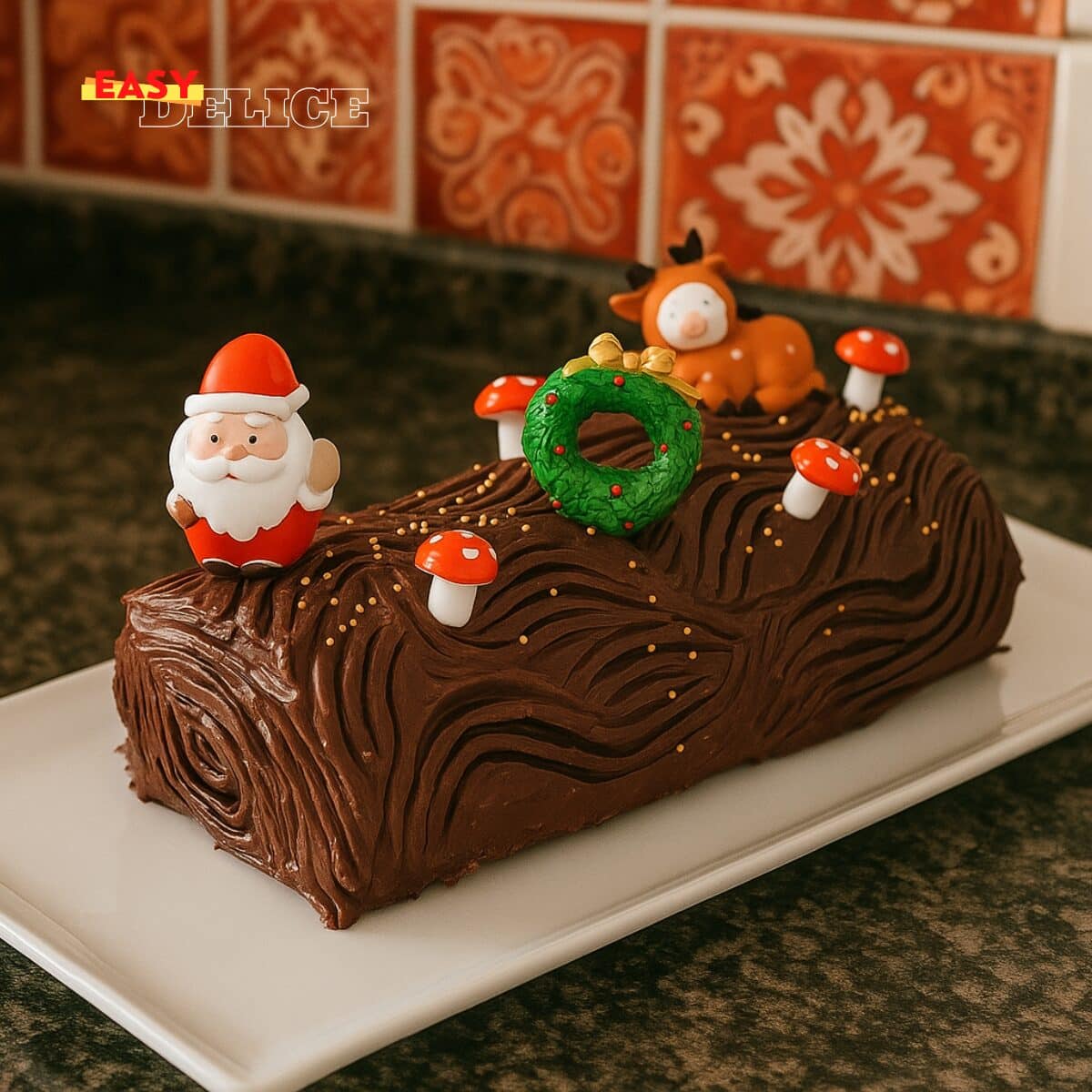 Bûche de Noël au Chocolat – Recette Facile & Moelleuse