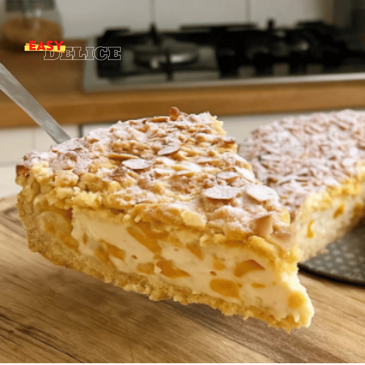 Gâteau à la Crème et aux Pêches – Recette Moelleuse et Fruitée