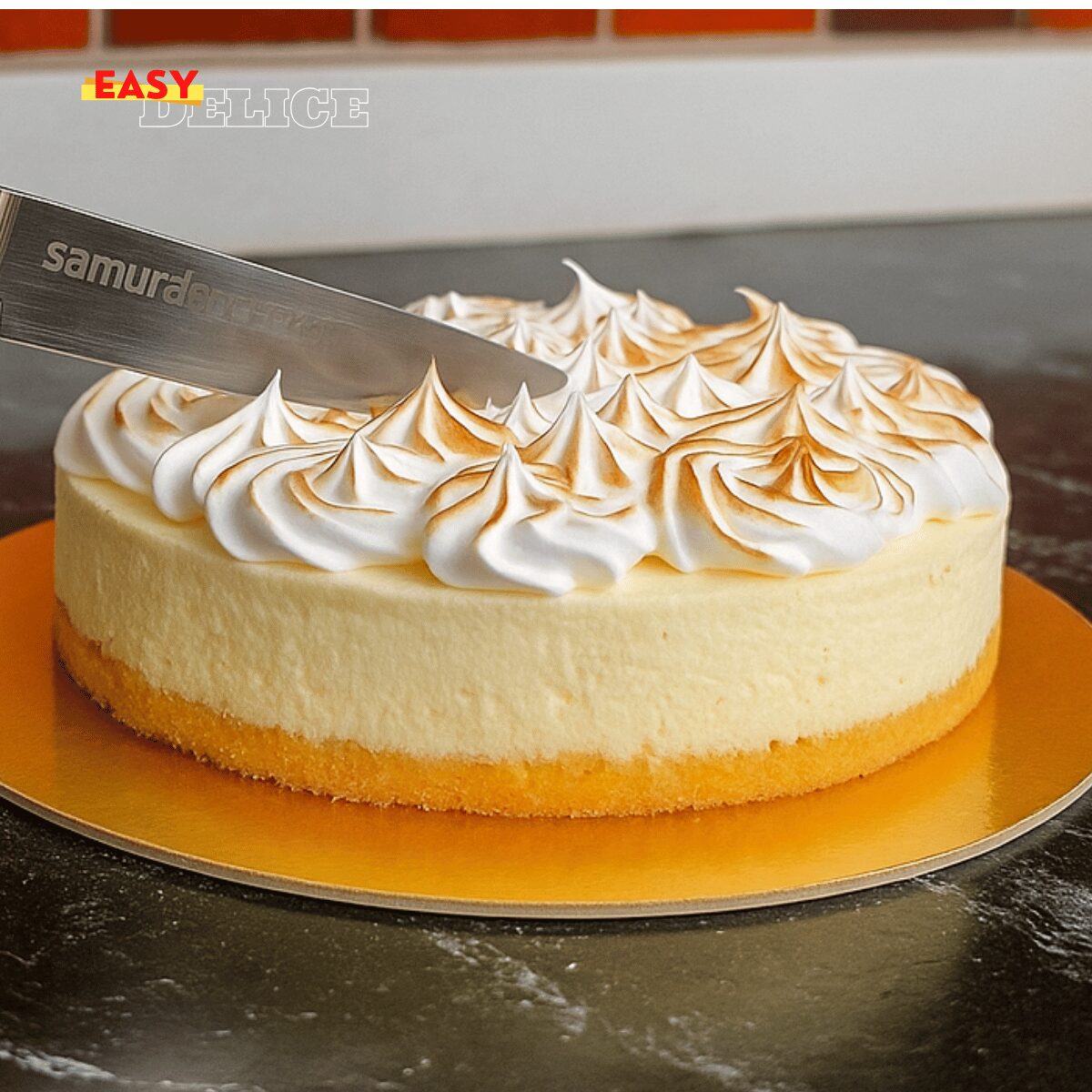 Gâteau Nuage au Citron Meringué – Léger, Aérien & Ultra Gourmand