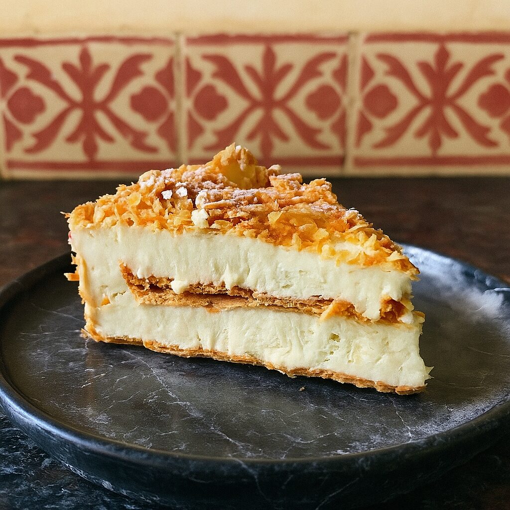 Mille-Feuille Crémeux – Croustillant, Léger & Parfaitement Vanillé