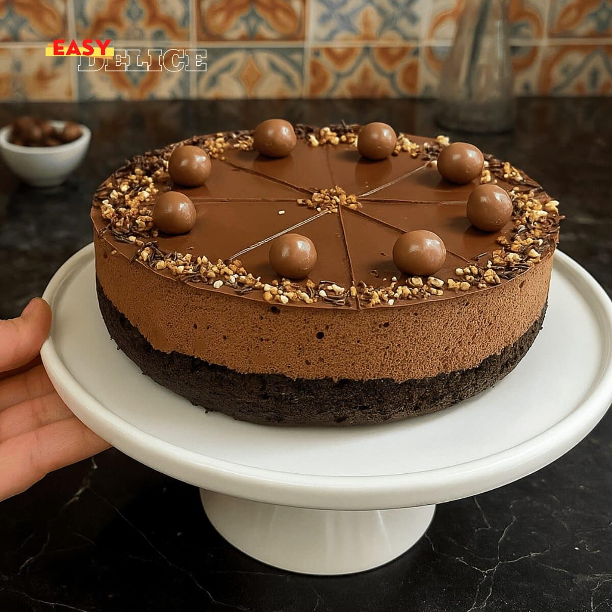 NUAGE AU CHOCOLAT – RECETTE ULTRA AÉRIENNE (7–8 PERSONNES)