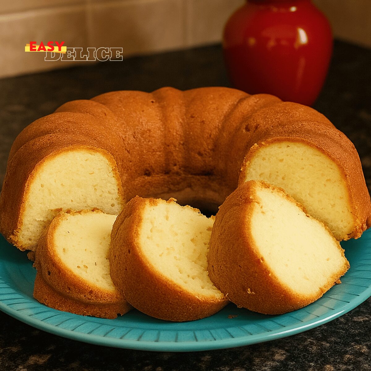 PUDDING GÉANT À 3 INGRÉDIENTS – SIMPLE, MOELLEUX & DÉLICIEUX