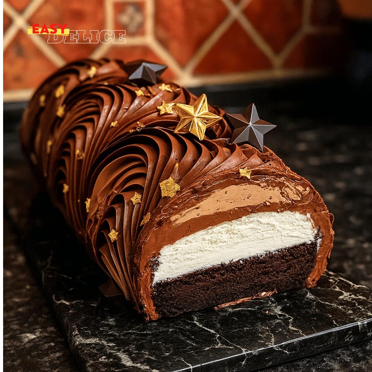 Bûche de Noël Trois Chocolats : L’Entremets Raffiné du Réveillon