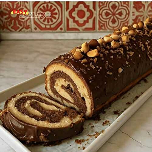 Bûche Ferrero Rocher — Noël Ultra Gourmand