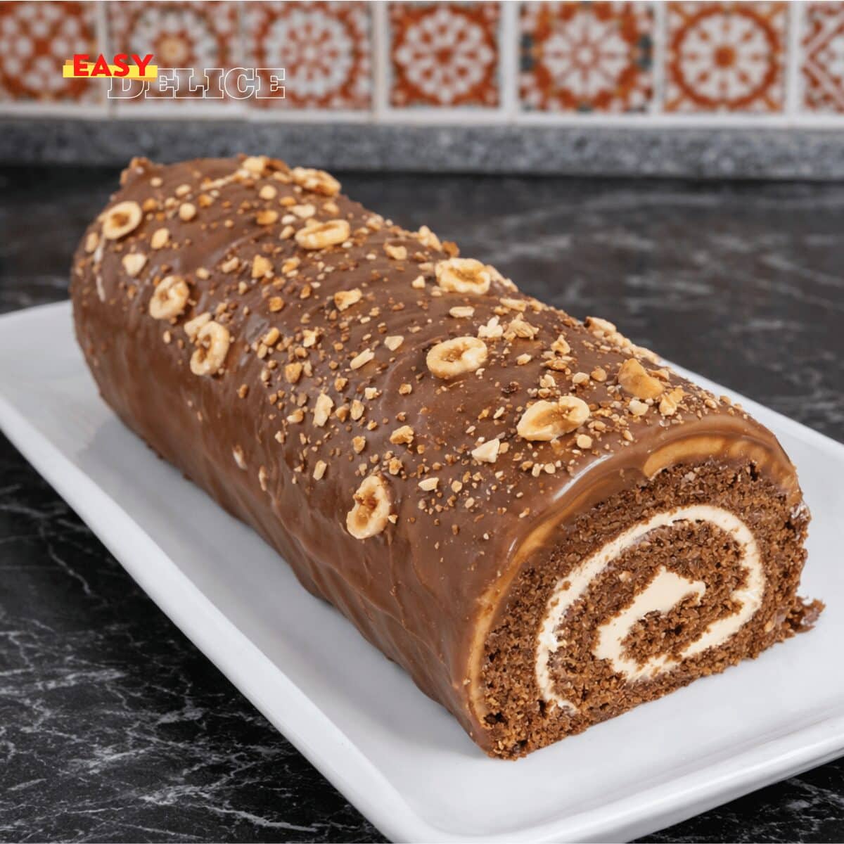 Bûche Roulée Chocolat & Crème Chantilly