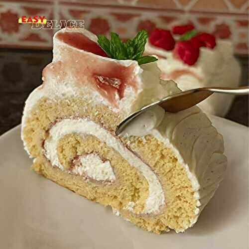 Bûche Vanille Framboise – Recette Facile & Résultat Professionnel