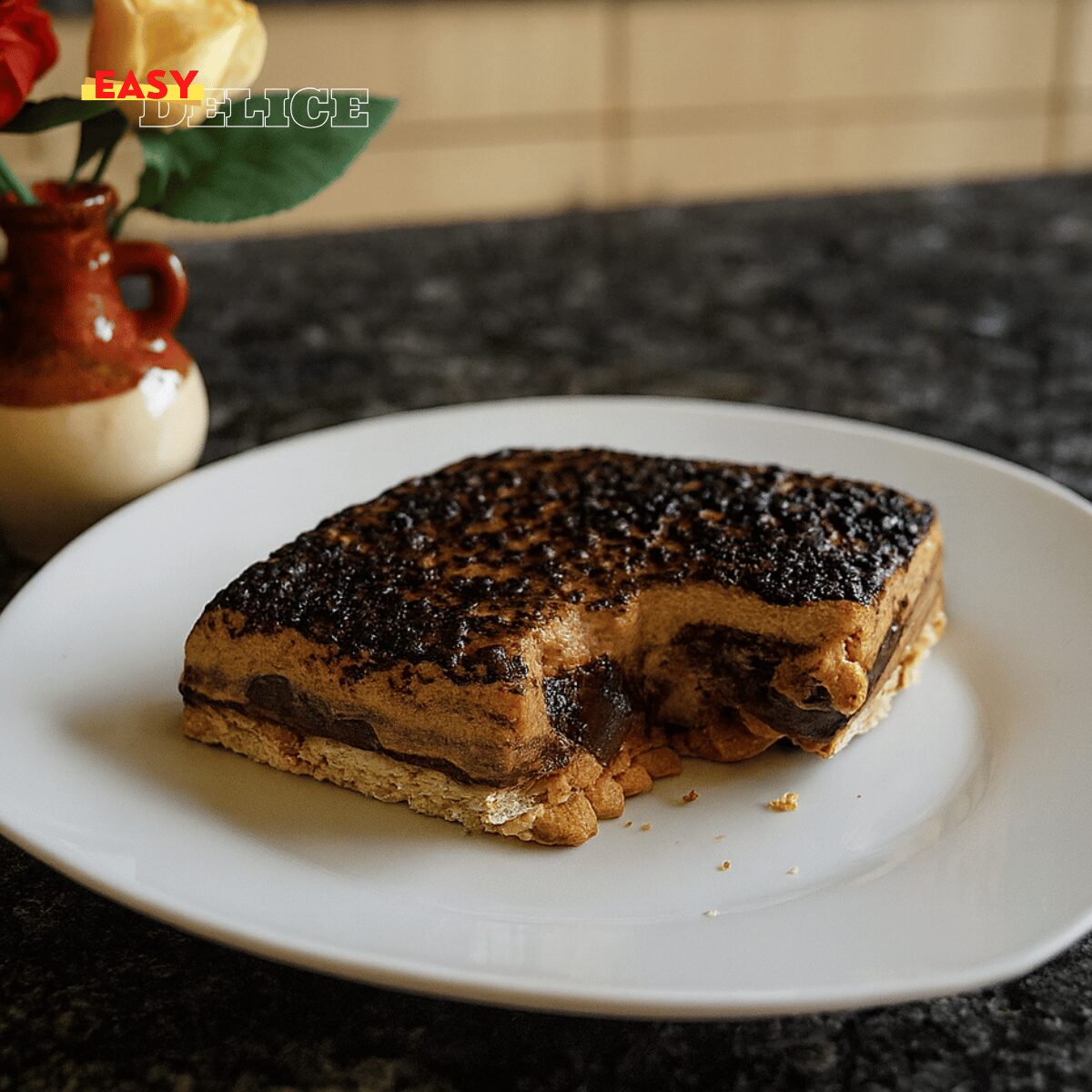Gâteau Biscuits – Chocolat – Café (Sans Four)